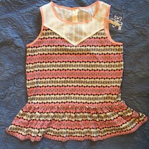 Matilda Jane Pogo Tank top size 12 nwt